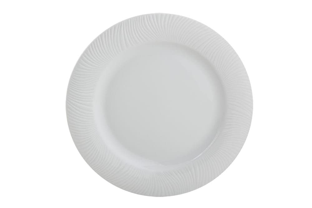 Porland Lara Beyaz Düz Tabak 28cm