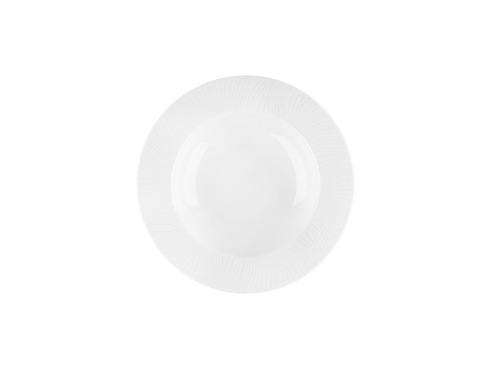 Porland Lara Beyaz Çukur Tabak 21cm