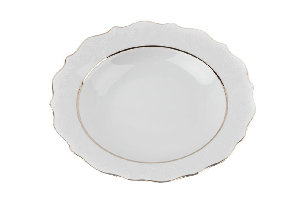 Porland Queen Altın Yaldız Çukur Tabak 20cm