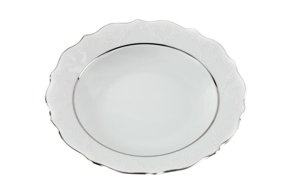 Porland Queen Platin Çukur Tabak 20cm
