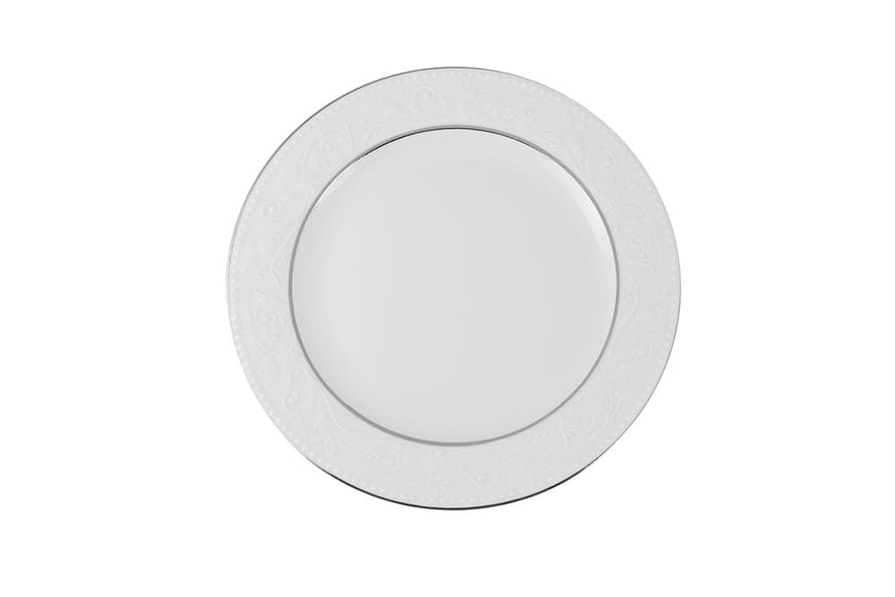 Porland Hazan Platin Düz Tabak 24cm