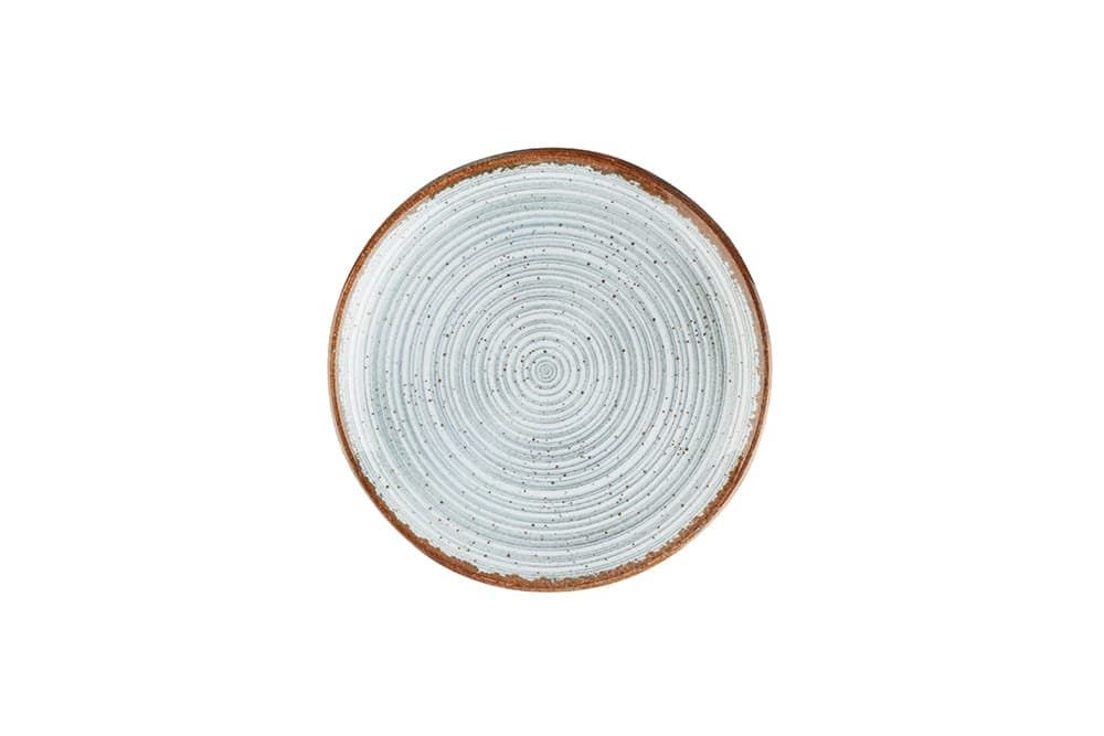 Porland Hypnosis Açık Mavi Düz Tabak 19cm