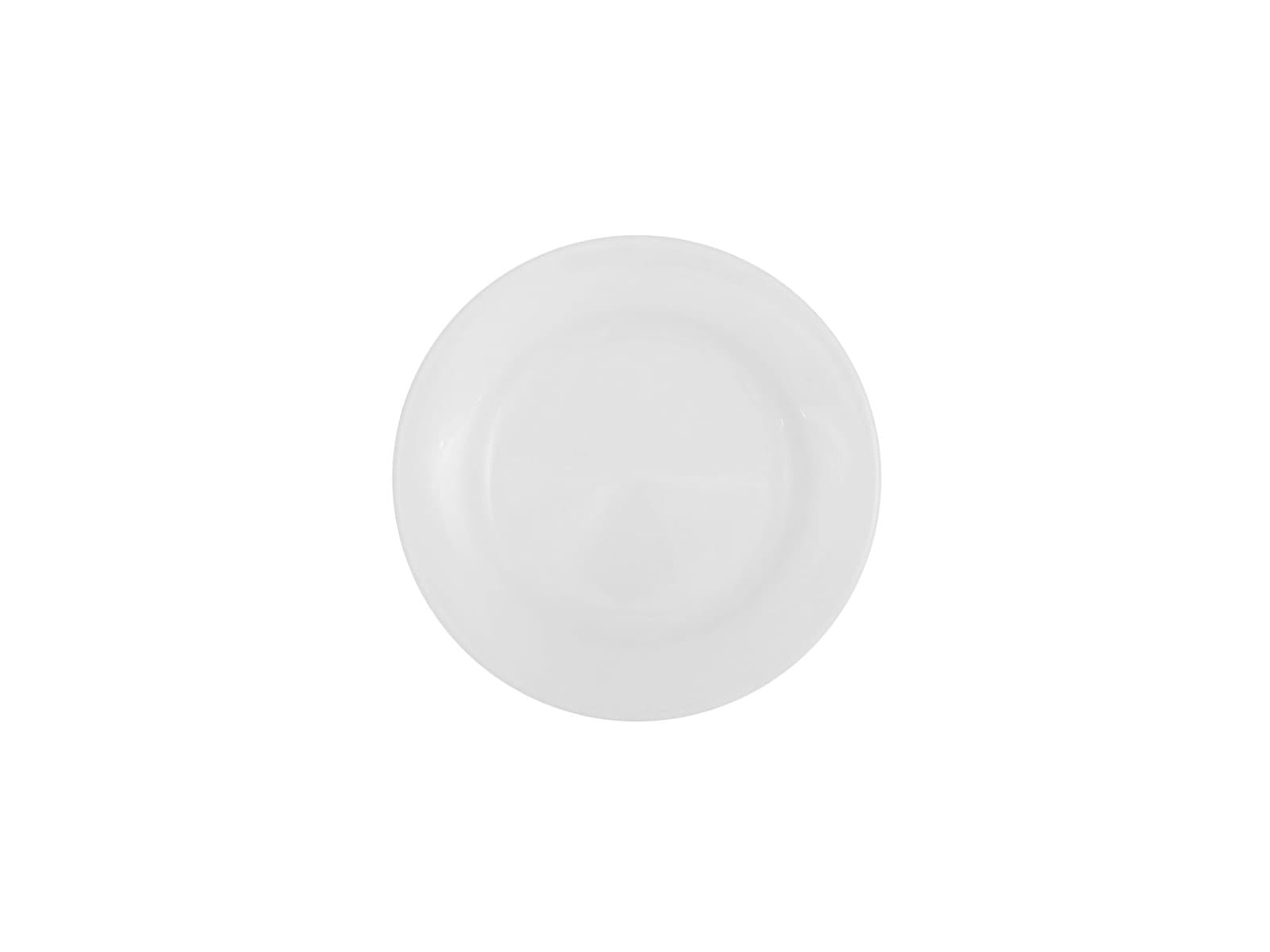 Porland Dove Beyaz Düz Tabak 17cm