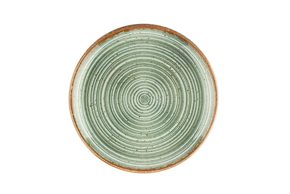 Porland Hypnosis Yeşil Düz Tabak 27cm
