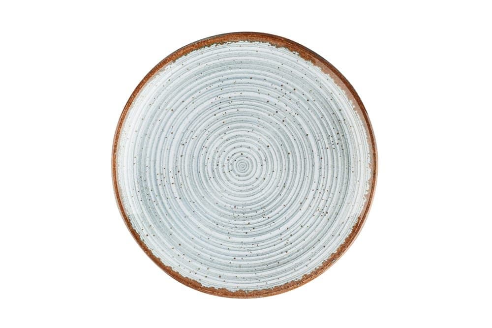 Porland Hypnosis Açık Mavi Düz Tabak 27cm