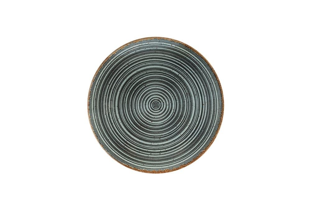 Porland Hypnosis Gri Düz Tabak 32cm