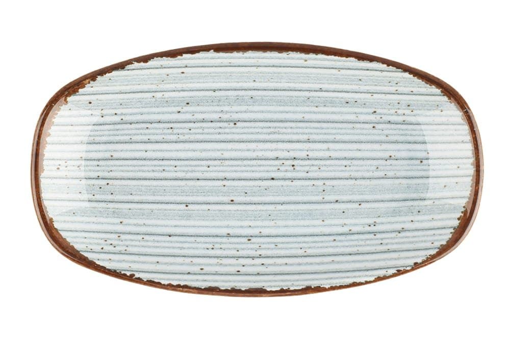 Porland Hypnosis Açık Mavi Kayık Tabak 34cm