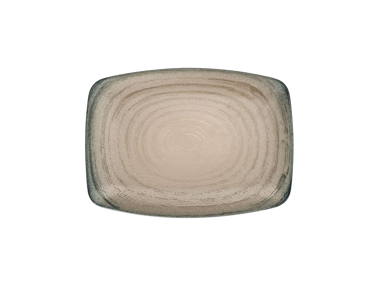 Porland Re-gen Sirius Beige Kayık Tabak 23x32cm