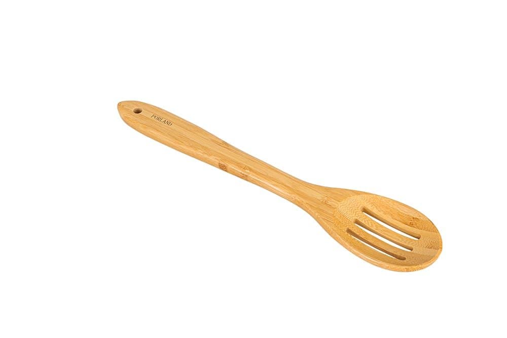 Porland Bamboo Delikli Kaşık 30 cm
