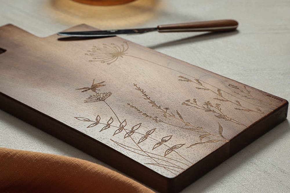 Porland Woodflower Akasya Sunum Tahtası 35 cm