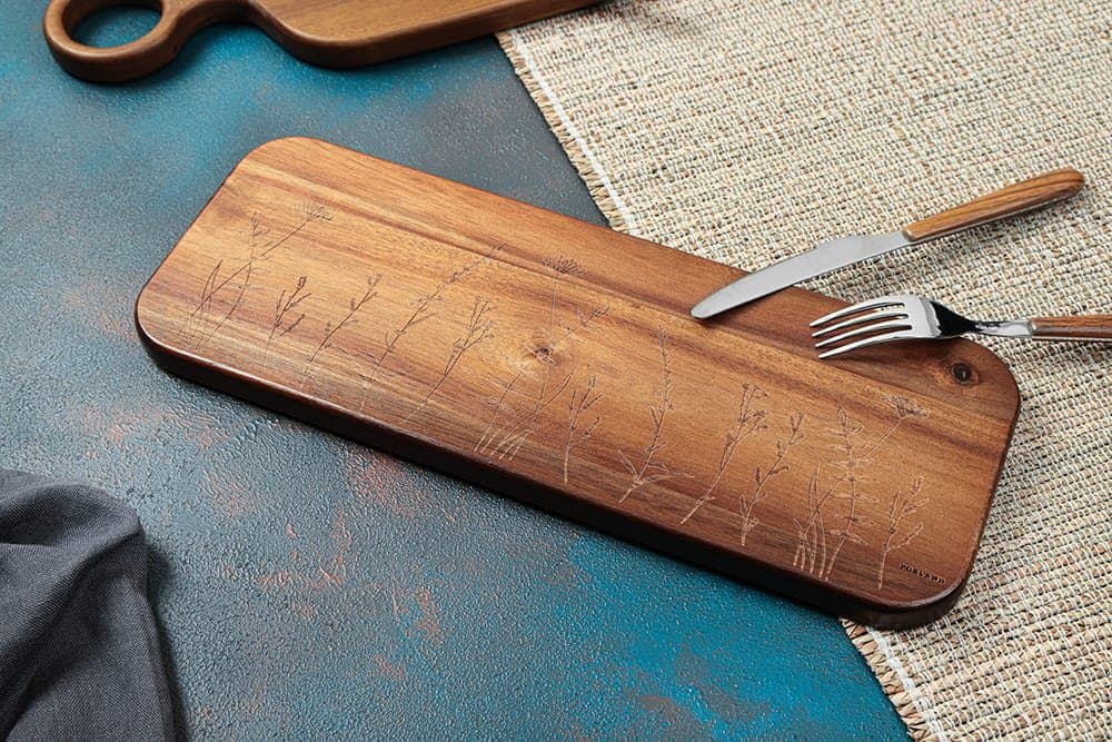Porland Woodflower Akasya Sunum Tahtası 40 cm