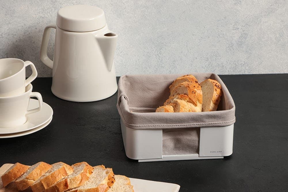 Porland Decipula Beyaz Ekmek Sepeti 19 cm