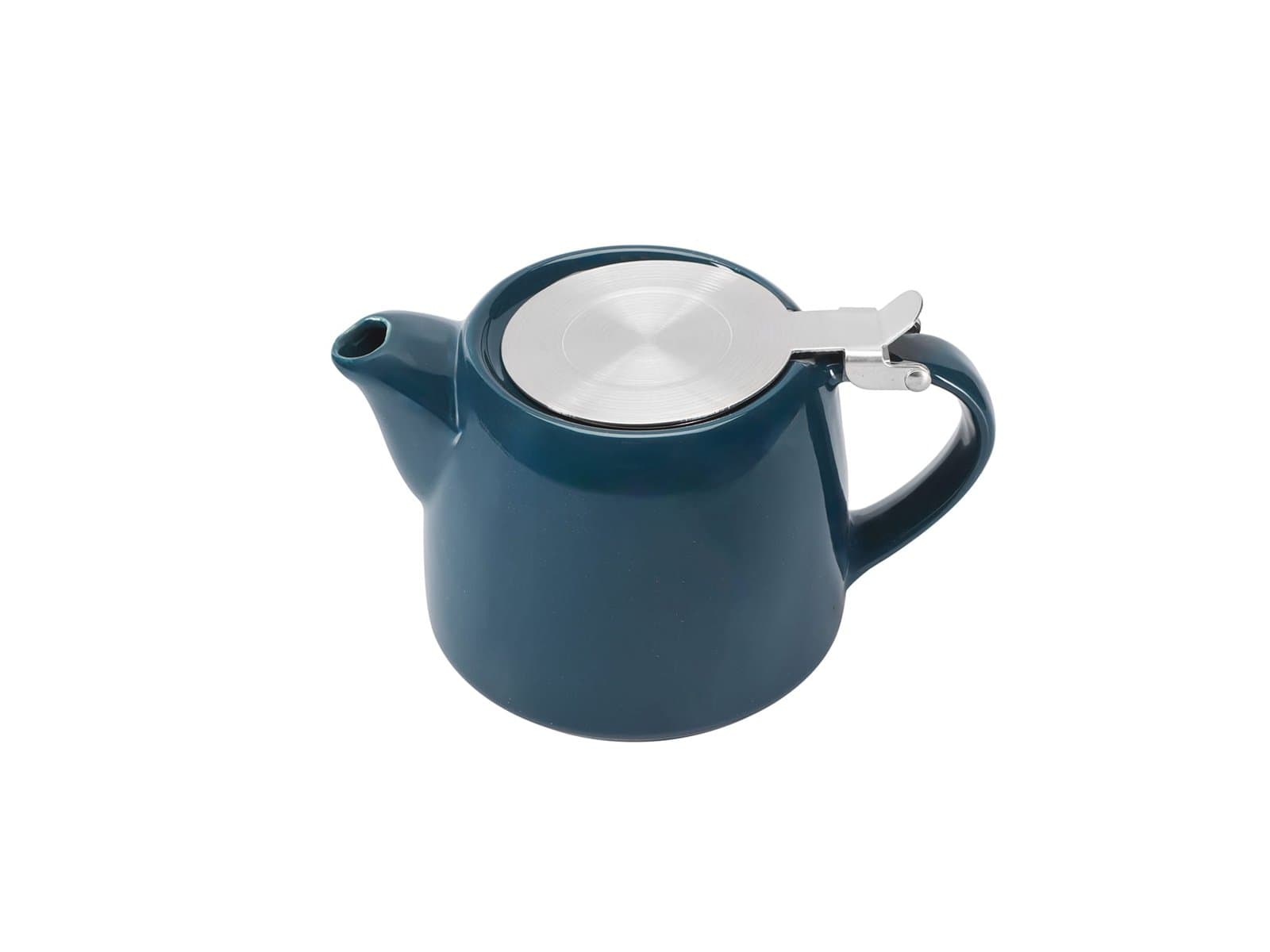 Porland Chai Lacivert Süzgeçli Demlik 600cc