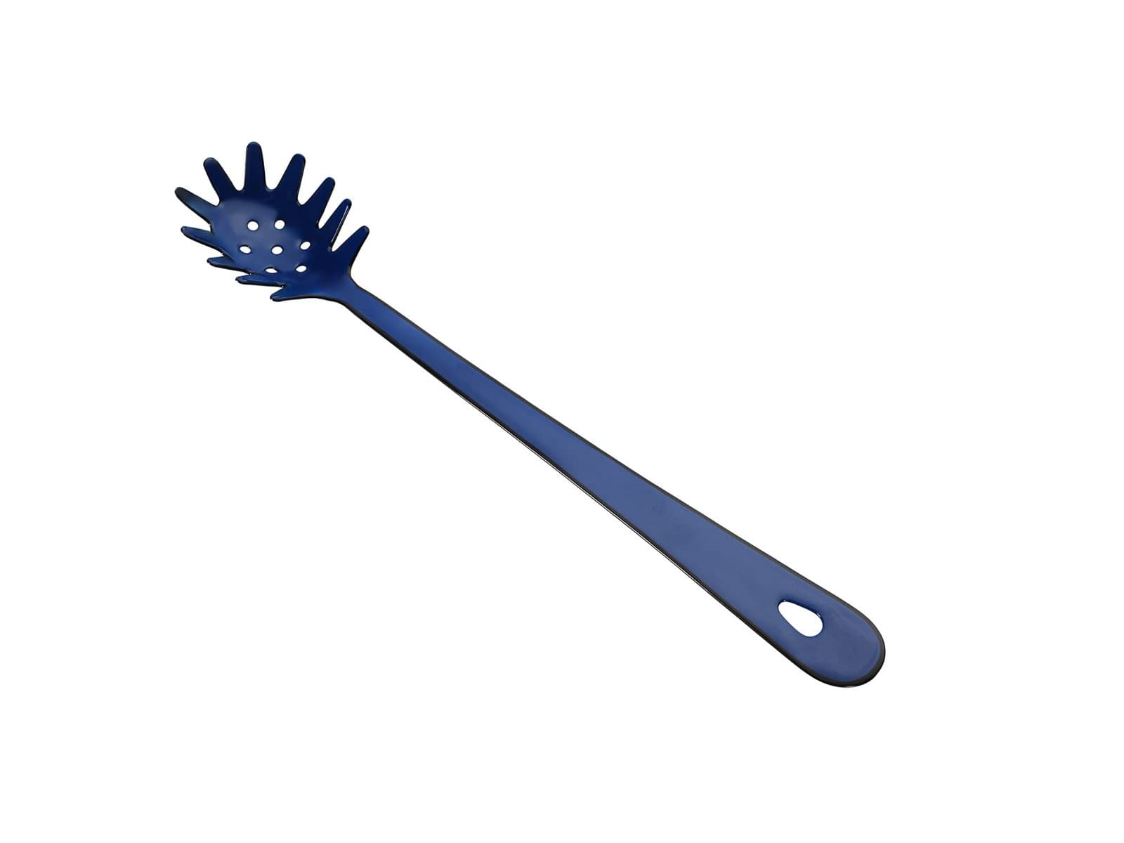 Porland Vintage Mavi Makarna Kaşığı 33cm