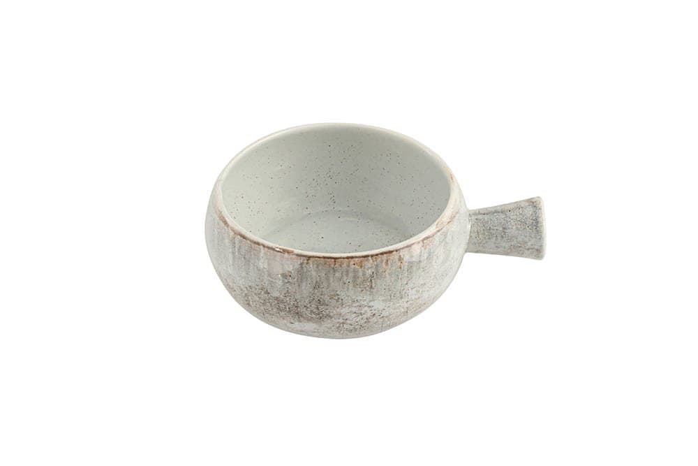 Porland Stoneware Iris Saplı Sunum Kasesi 14cm