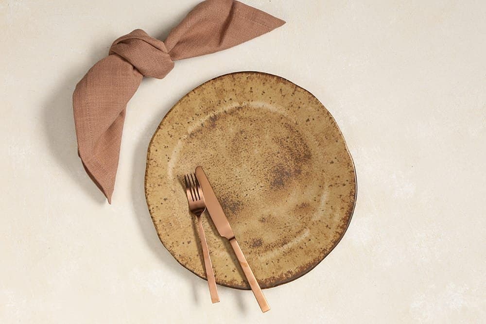 Porland Stoneware Natura Düz Tabak 29cm