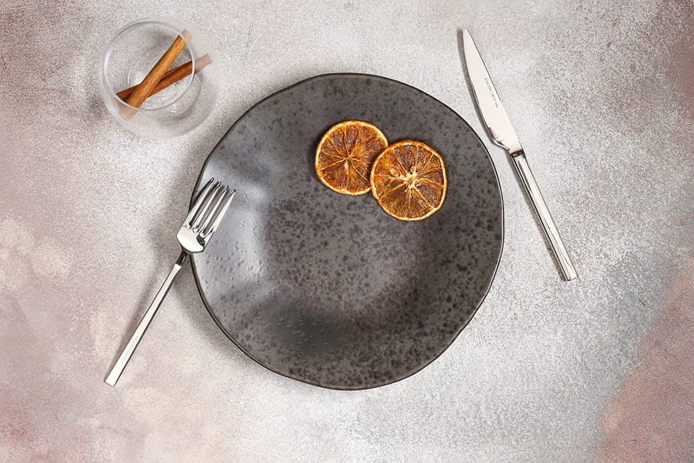 Porland Stoneware Ironstone Düz Tabak 23cm