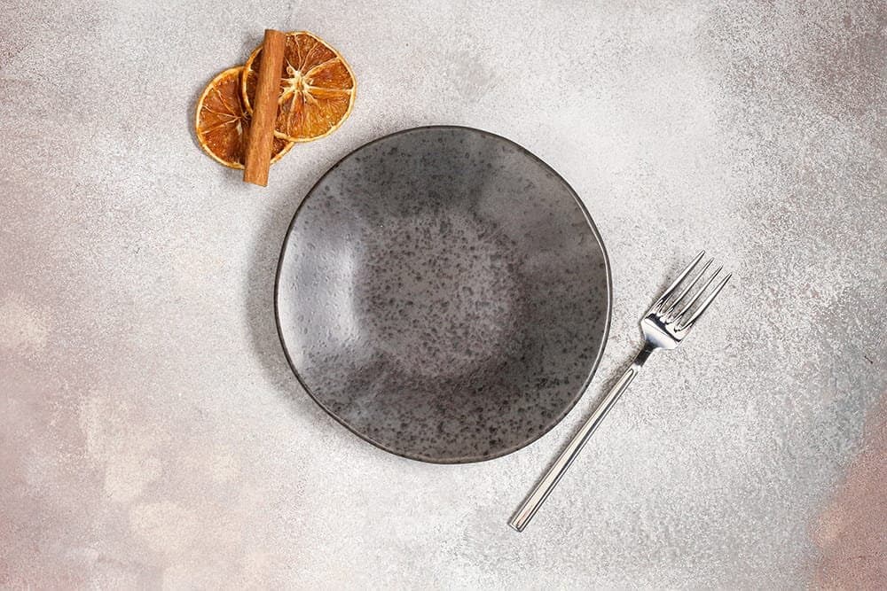 Porland Stoneware Ironstone Düz Tabak 17cm