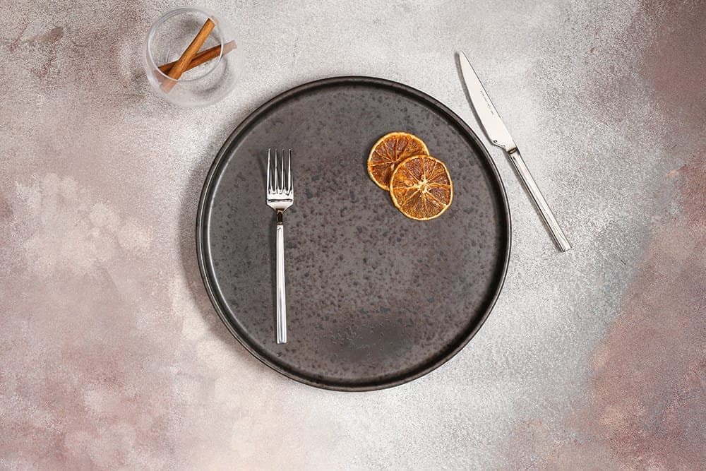 Porland Stoneware Ironstone Düz Tabak 16cm