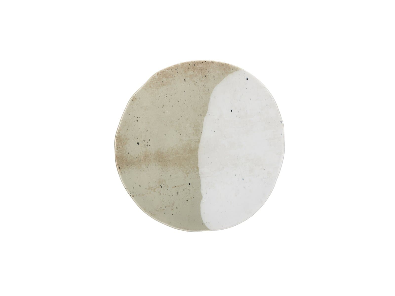 Porland Stoneware Mist Grey Düz Tabak 29cm