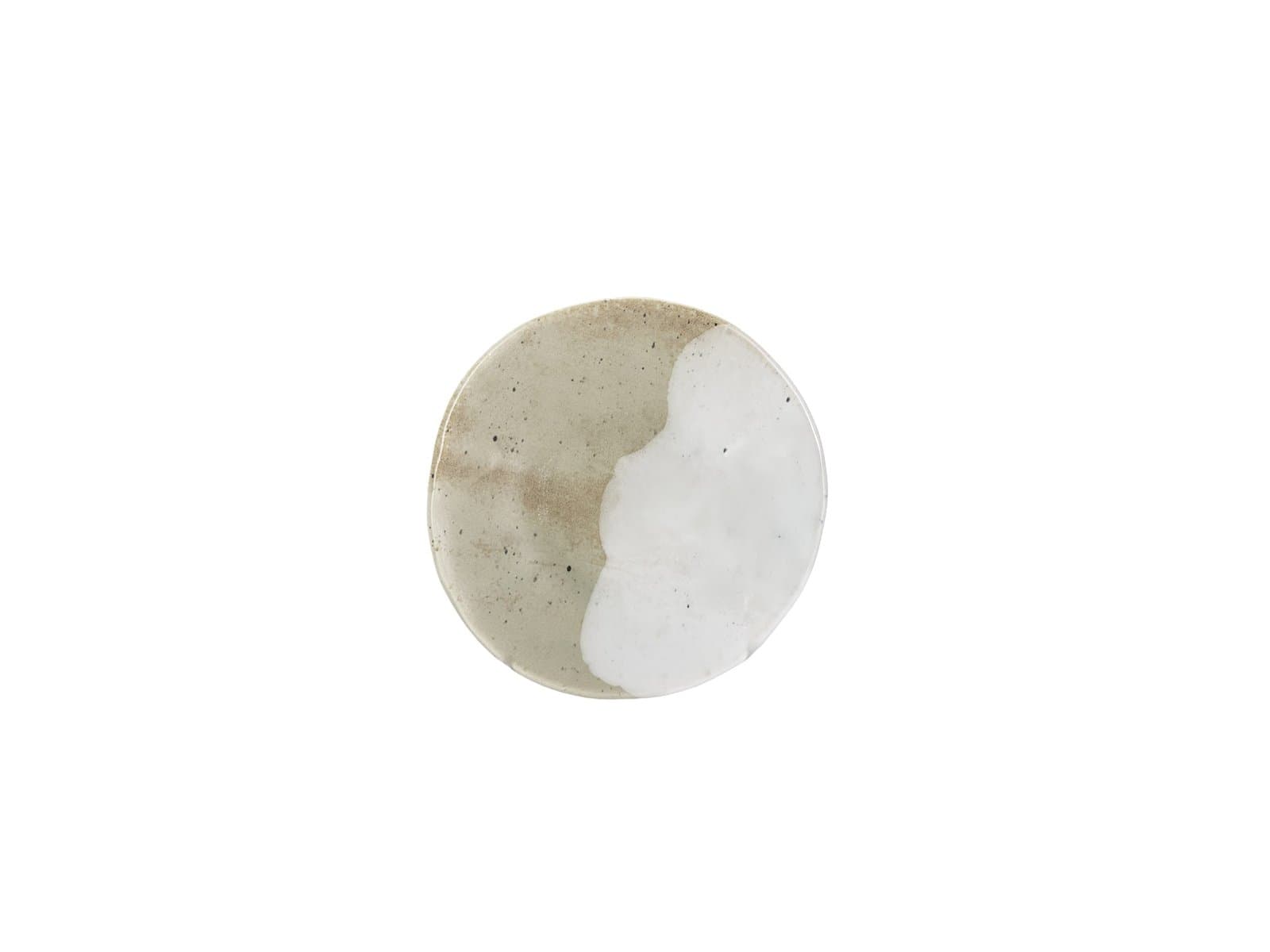 Porland Stoneware Mist Grey Düz Tabak 17cm
