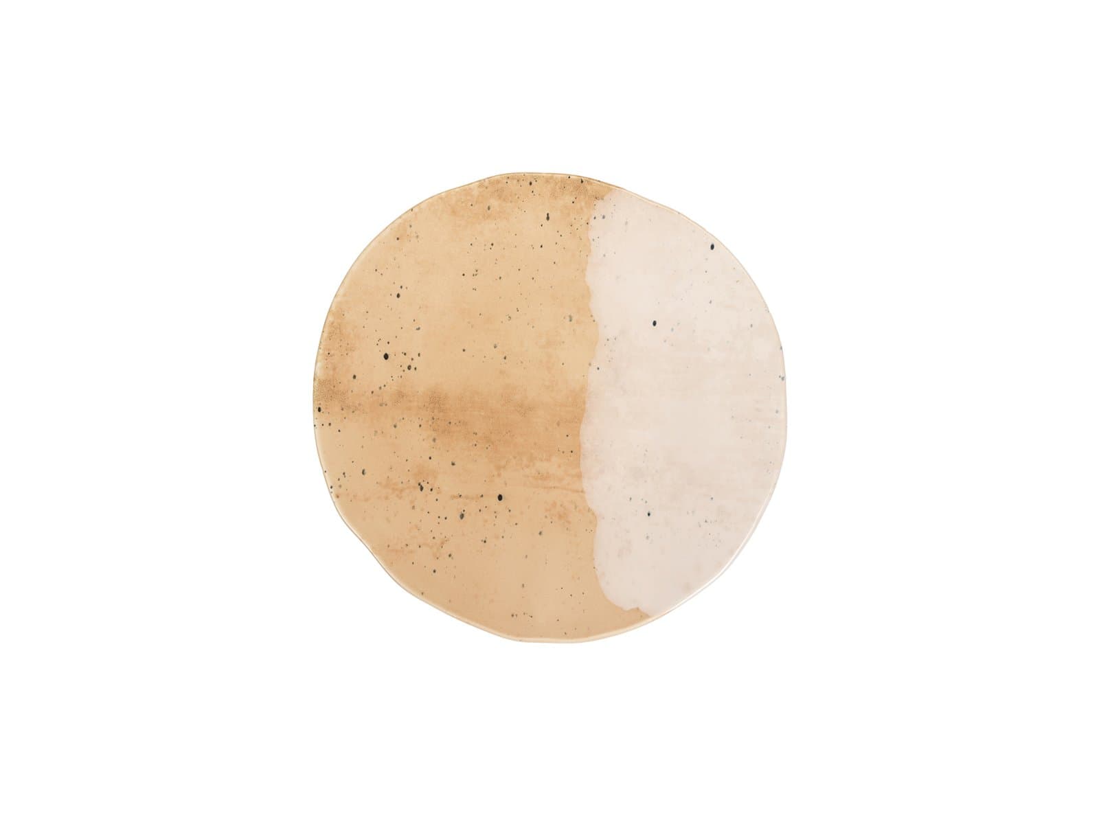 Porland Stoneware Clay Brown Düz Tabak 29cm