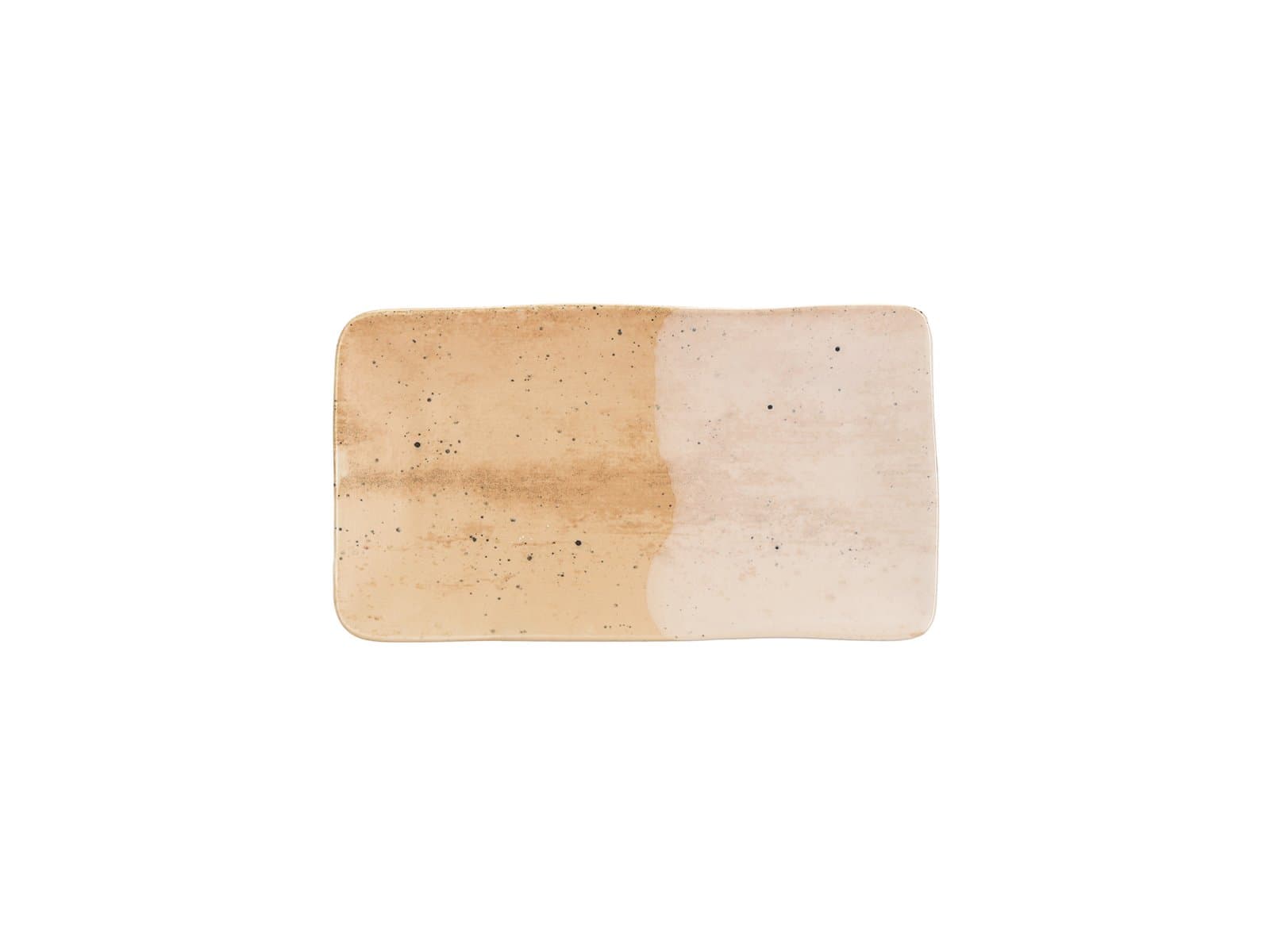 Porland Stoneware Clay Brown Kayık Tabak 16x29cm
