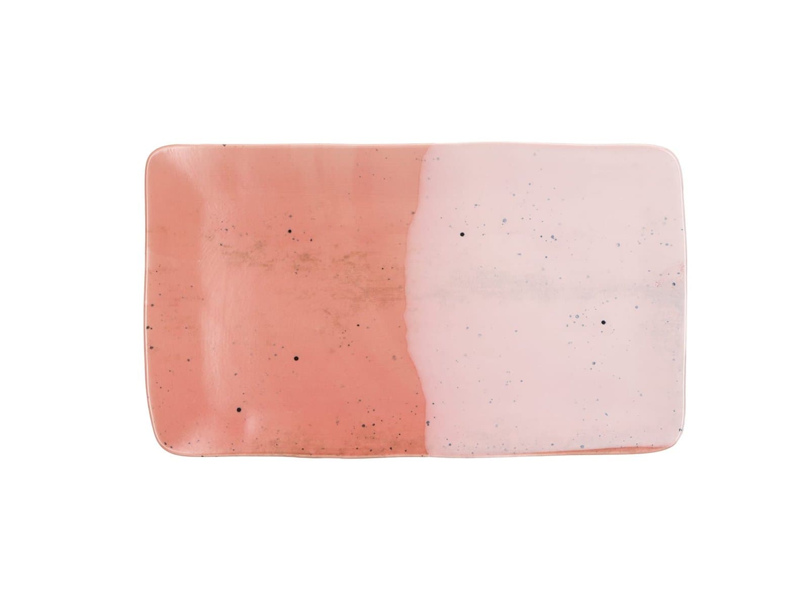 Porland Stoneware Blush Red Kayık Tabak 33cm