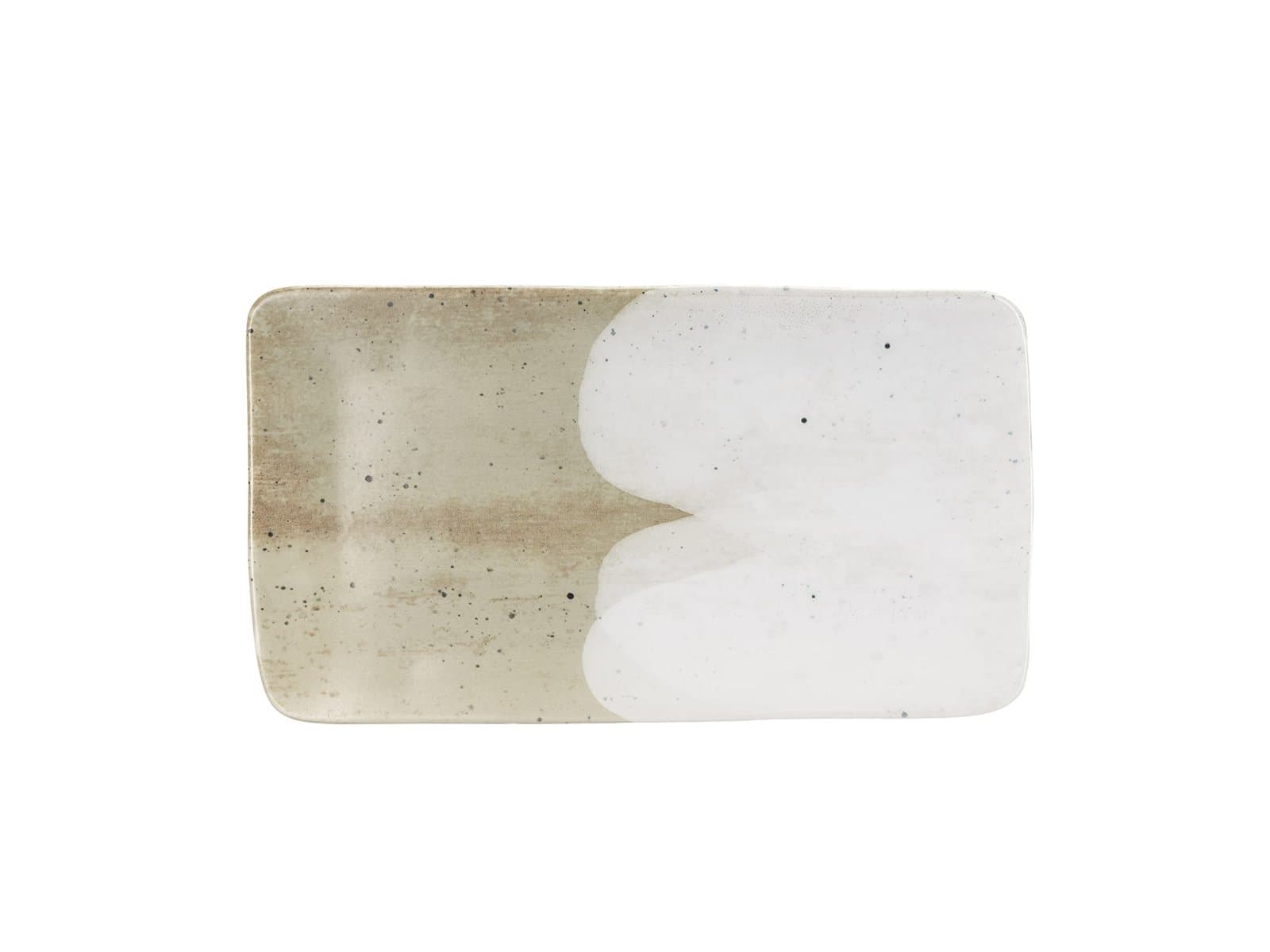Porland Stoneware Mist Grey Kayık Tabak 33cm