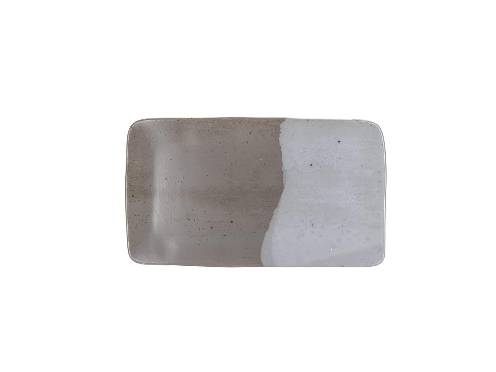 Porland Stoneware Silente Black Kayık Tabak 33cm