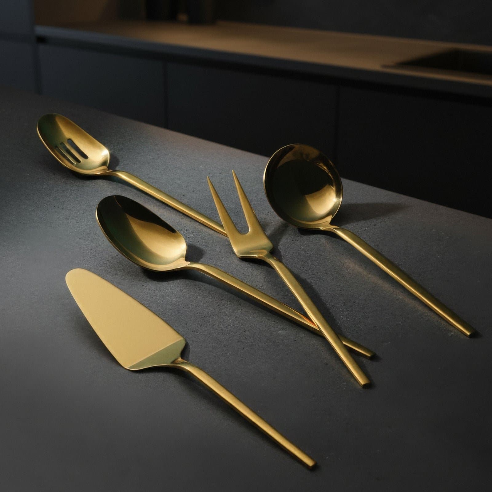 Jumbo 5100 5 Parça Titanyum Gold Servis Seti