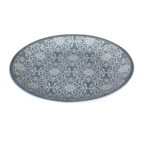 Kütahya Porselen Bone Ent 21cm. Düz Tabak Mat Dg-860 Kratos