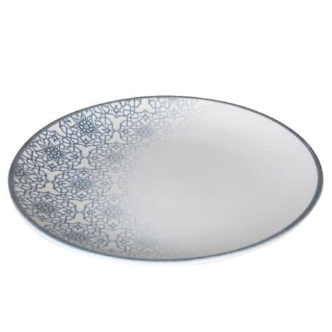 Kütahya Porselen Bone Ent 25cm. Düz Tabak Mat Dg-860 Kratos