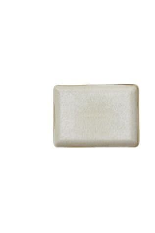 Kütahya Porselen Bone Tan 27X20cm. Düz Tabak S.Mat Dg-673