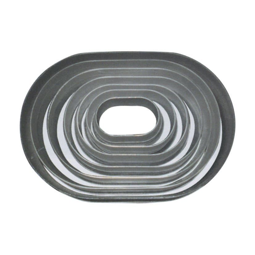 Polikarbon Oval Düz