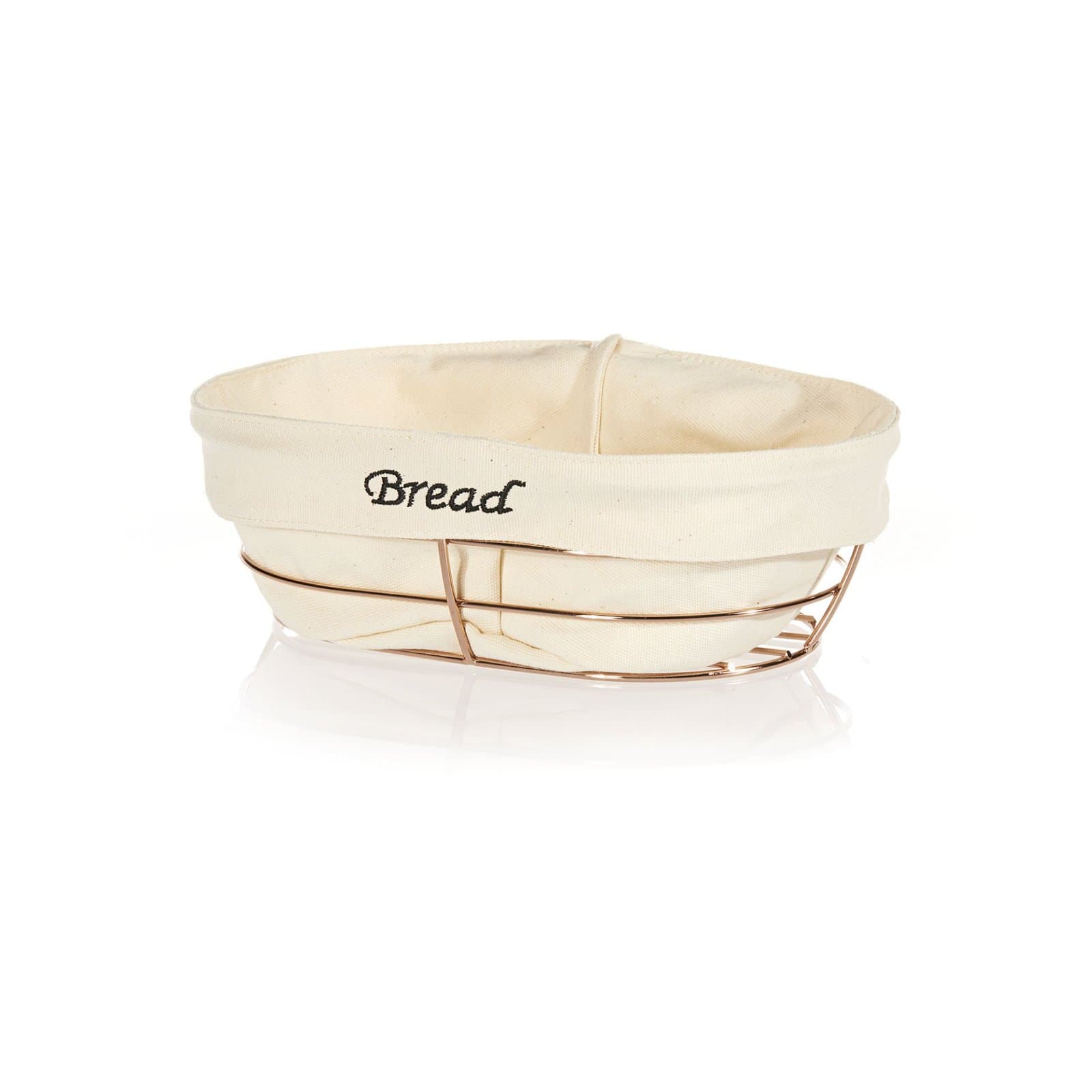 Oval Bezli Ekmek Sepeti (Bakır) (KOLİSİ 24 ADETTİR)