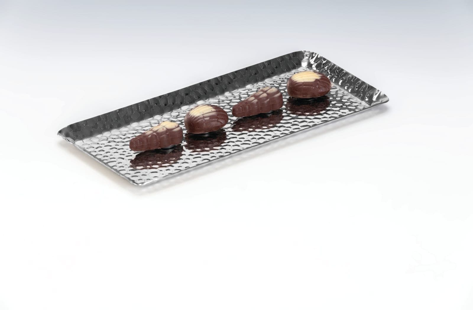 ÇELİK ÇİKOLATA TEŞHİR TEPSİ 9,5 x 19,5 cm