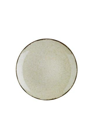 Kütahya Porselen Colorx Eo 17 Cm Düz Tabak Pearl Tarçın P02