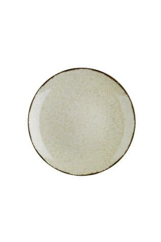 Kütahya Porselen Colorx Eo 21 Cm Düz Tabak Pearl Tarçın P02