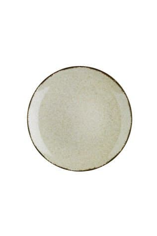 Kütahya Porselen Colorx Eo 27 Cm Düz Tabak Pearl Tarçın P02