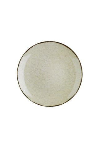 Kütahya Porselen Colorx Eo 30 Cm Düz Tabak Pearl Tarçın P02