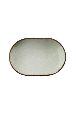 Kütahya Porselen Colorx Ofd 24 Cm Kayık Tabak Pearl Yeşil P03