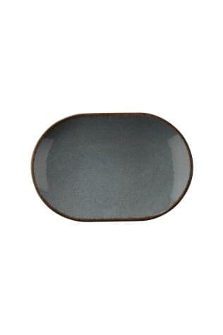 Kütahya Porselen Colorx Ofd 32 Cm Kayık Tabak Pearl Mavi P01