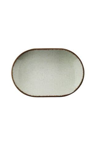 Kütahya Porselen Colorx Ofd 32 Cm Kayık Tabak Pearl Yeşil P03