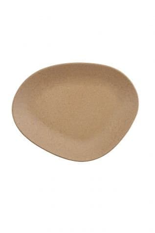 Kütahya Porselen Galaxy Mat 22 Cm Düz Tabak Mix Granül Bej