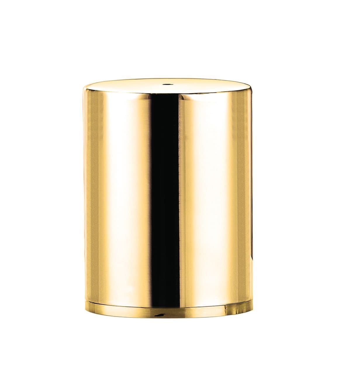 GROOVY YUVARLAK BODUR BİBERLİK ALTIN ÇAP 4CM H:6,5 cm (TUZLUK TIPASI PLASTİKTİR)