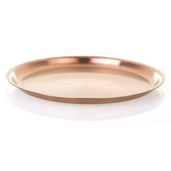 SERVİS SUNUM TEPSİSİ (BAKIR) 19 cm