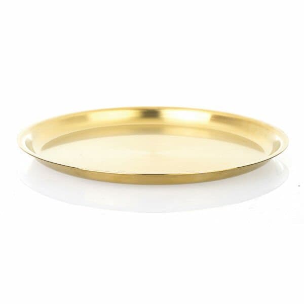 SERVİS SUNUM TEPSİSİ (ALTIN) 19 cm