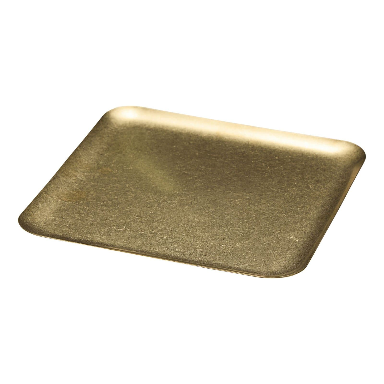 AÇIK BÜFE RETRO SUNUM TABAĞI (ALTIN) (19,2x19,2x0,5 cm)