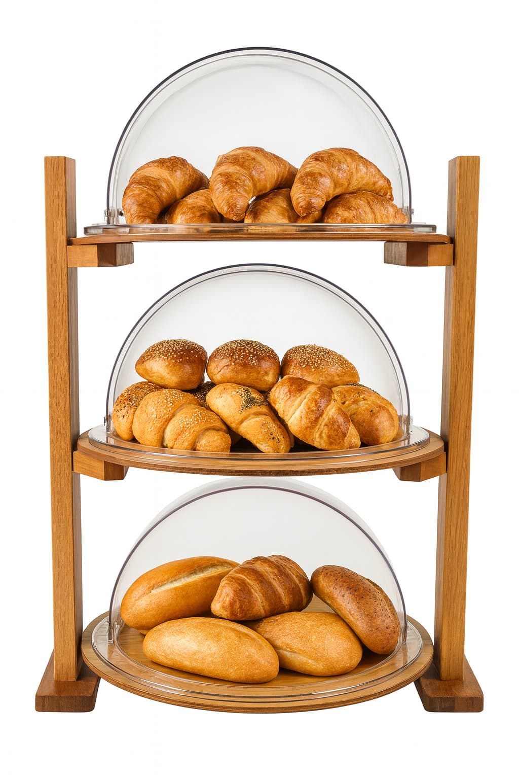 ÜÇ KATLI ROLLTOP TEŞHİR STANDI (55x44x85 cm)